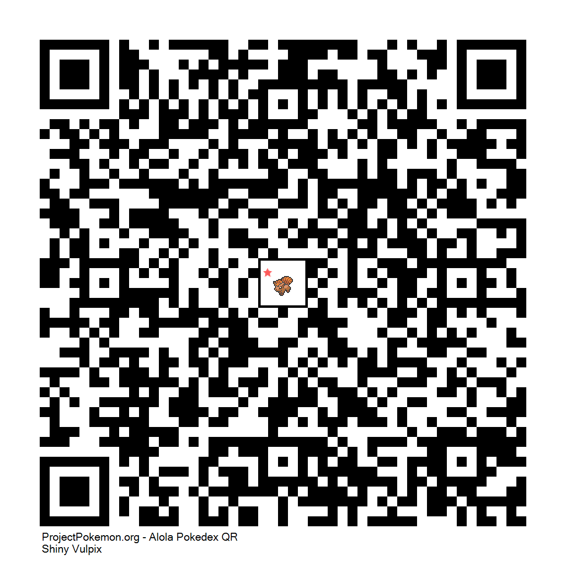 Cdigo QR de Vulpix variocolor